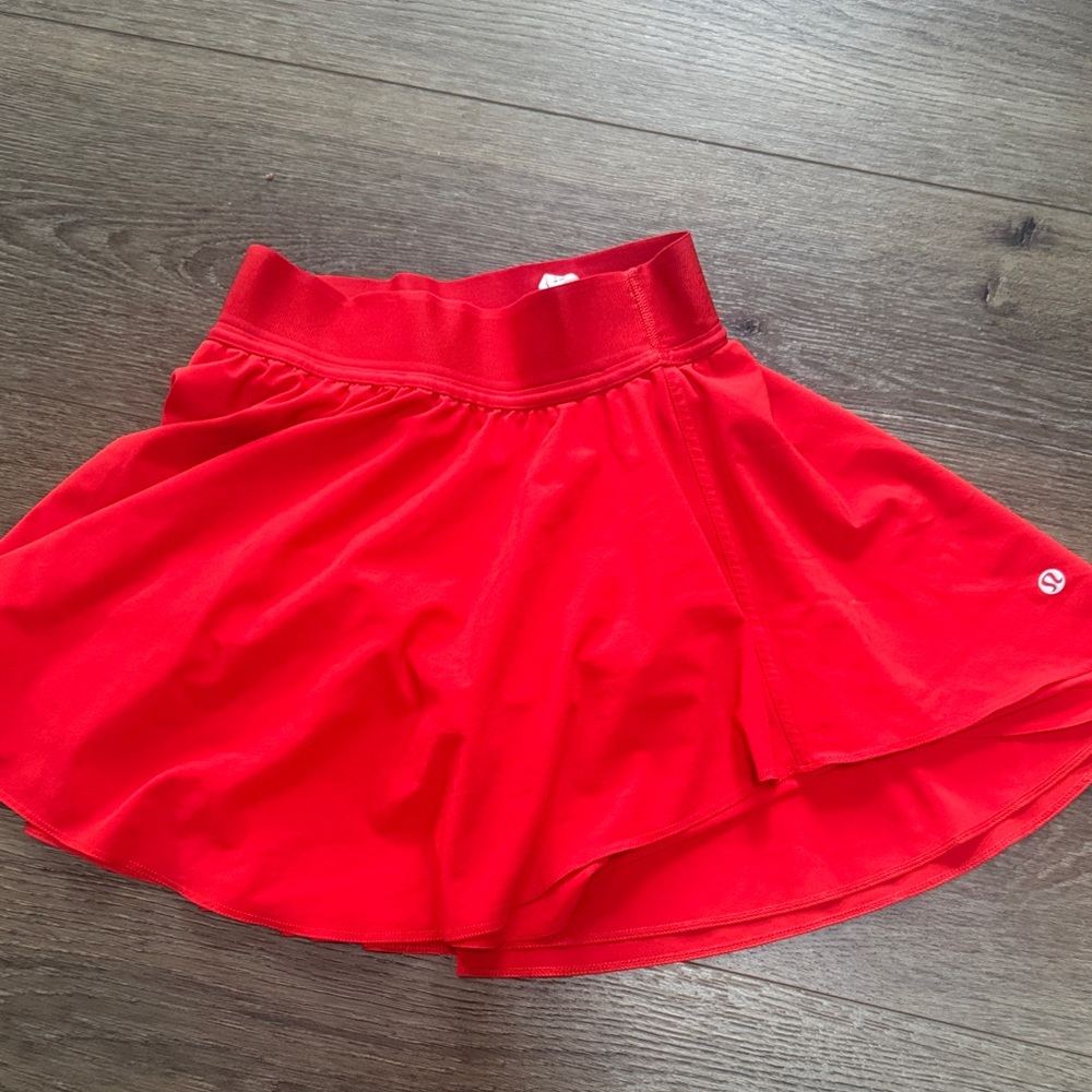 lululemon athletica Red Athletic Skirt size 2
